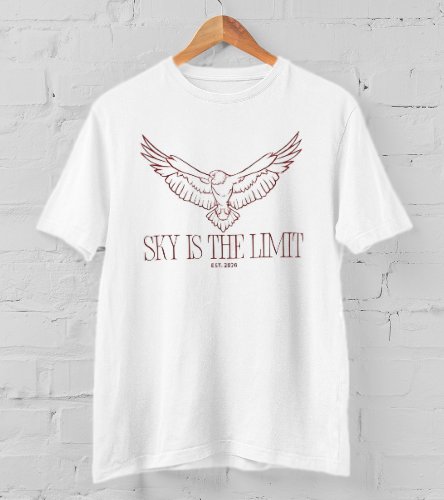 Sky Is The Limit Est 2026 Eagle Wingspan Exploration T-Shirt
