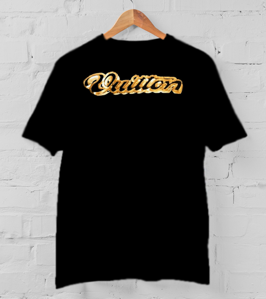 50 Cent Vuitton 3D Gold T-Shirt