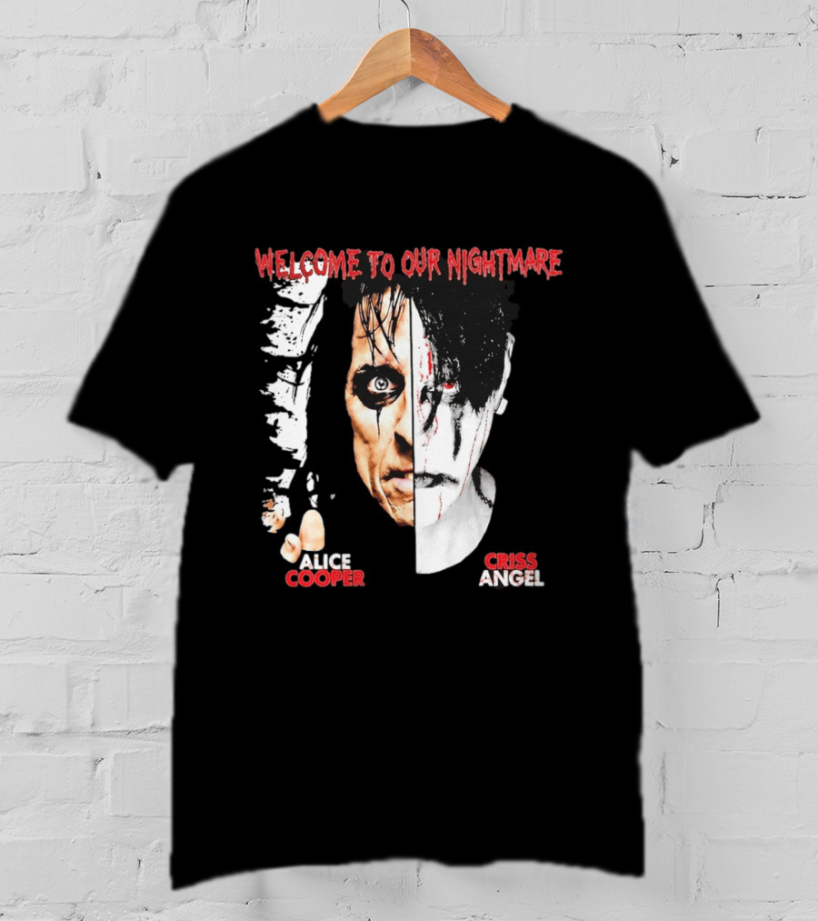 Welcome To Our Nightmare Alice Cooper Criss Angel Collaboration T-Shirt