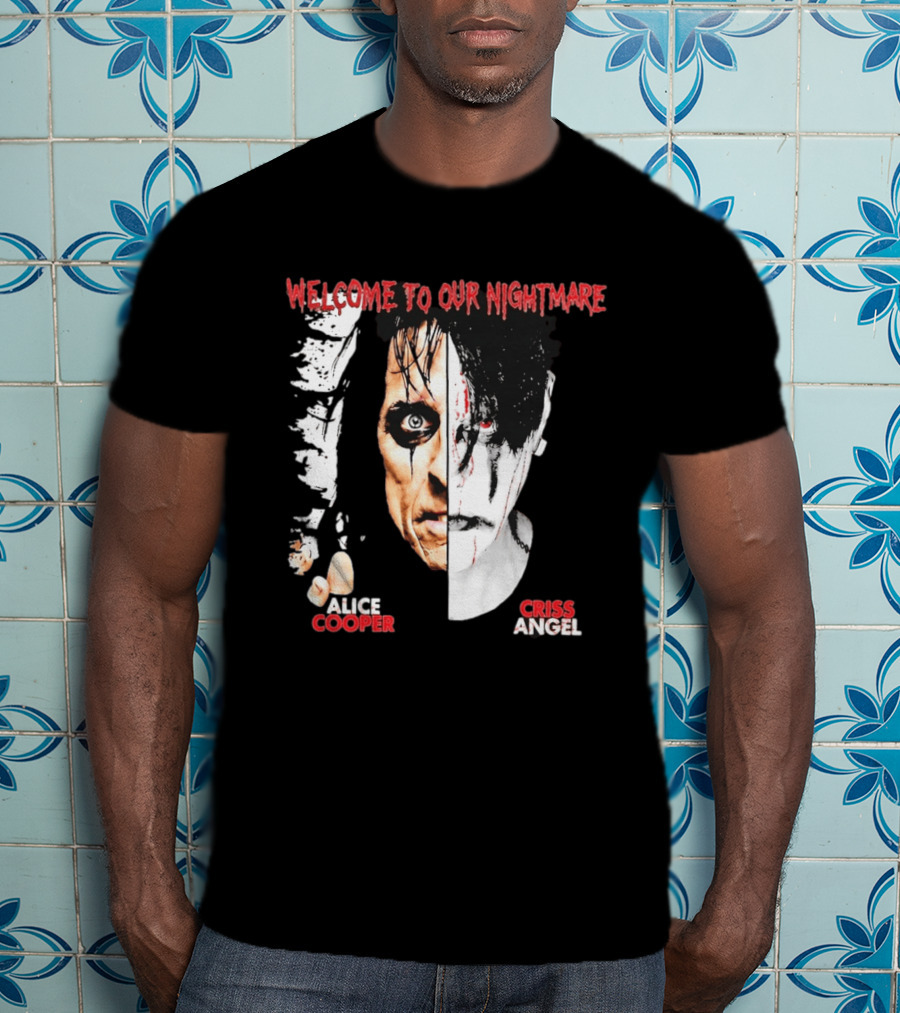 Welcome To Our Nightmare Alice Cooper Criss Angel Collaboration T-Shirt