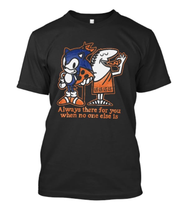 Sonic And Snoopy Always There For You When No One Else Is T-Shirt