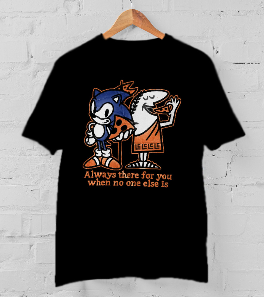 Sonic And Snoopy Always There For You When No One Else Is T-Shirt