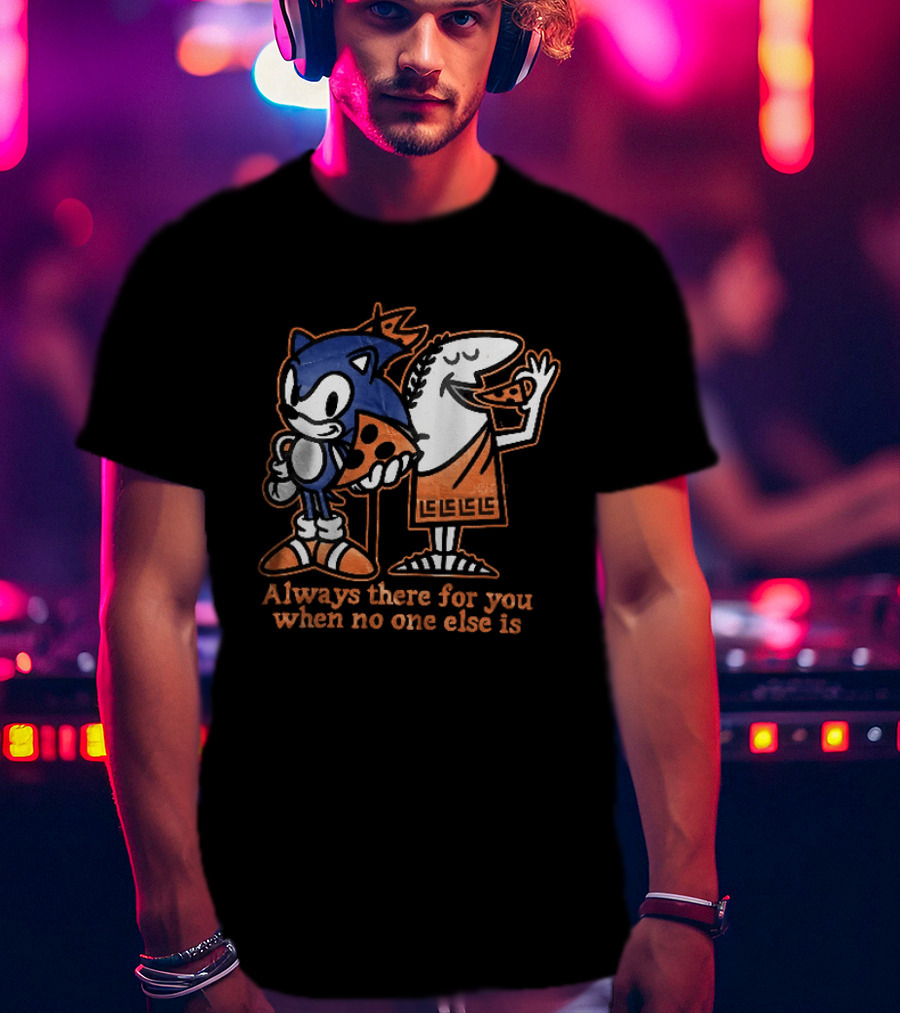 Sonic And Snoopy Always There For You When No One Else Is T-Shirt
