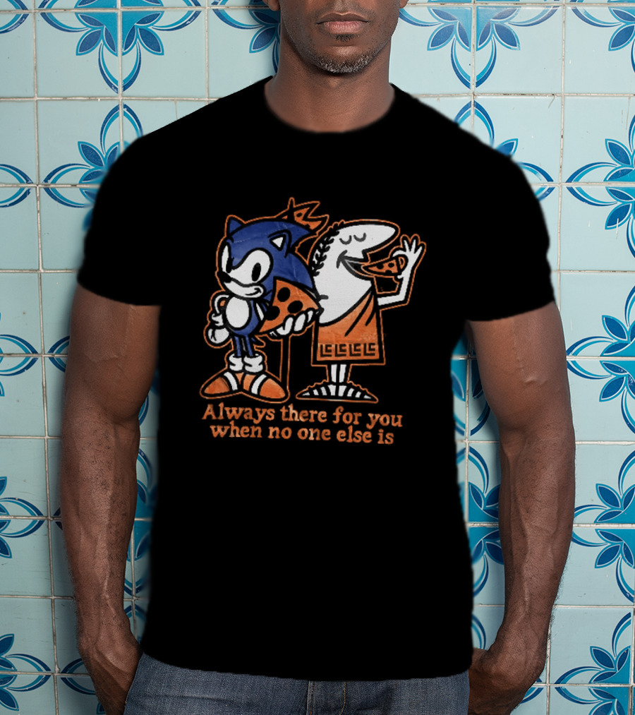 Sonic And Snoopy Always There For You When No One Else Is T-Shirt