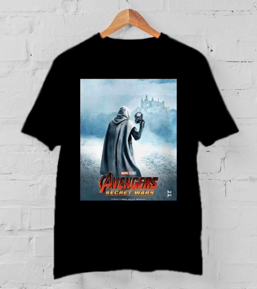 Marvel Studios Avengers Secret Wars Doctor Doom Hooded Villain Castle T-Shirt