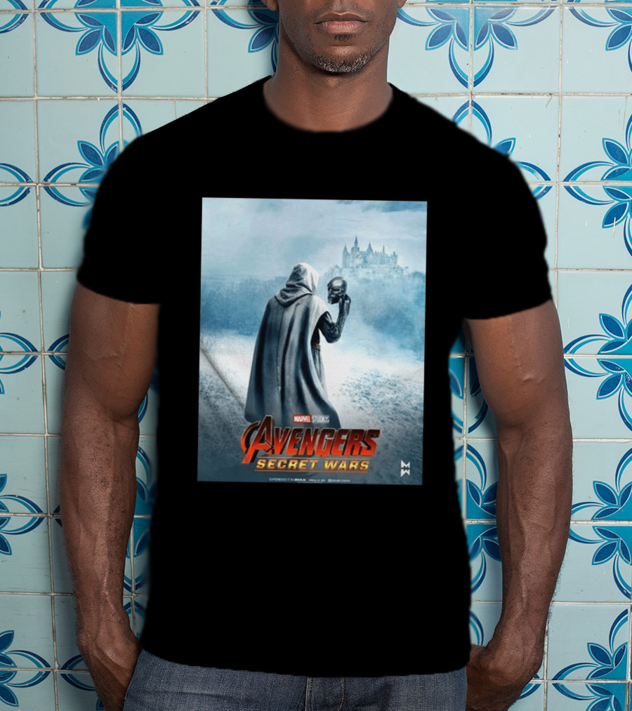Marvel Studios Avengers Secret Wars Doctor Doom Hooded Villain Castle T-Shirt