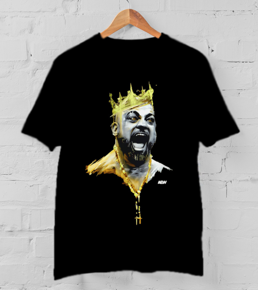 Eddie Kingston AEW Royalty Crown Gold Necklace T-Shirt