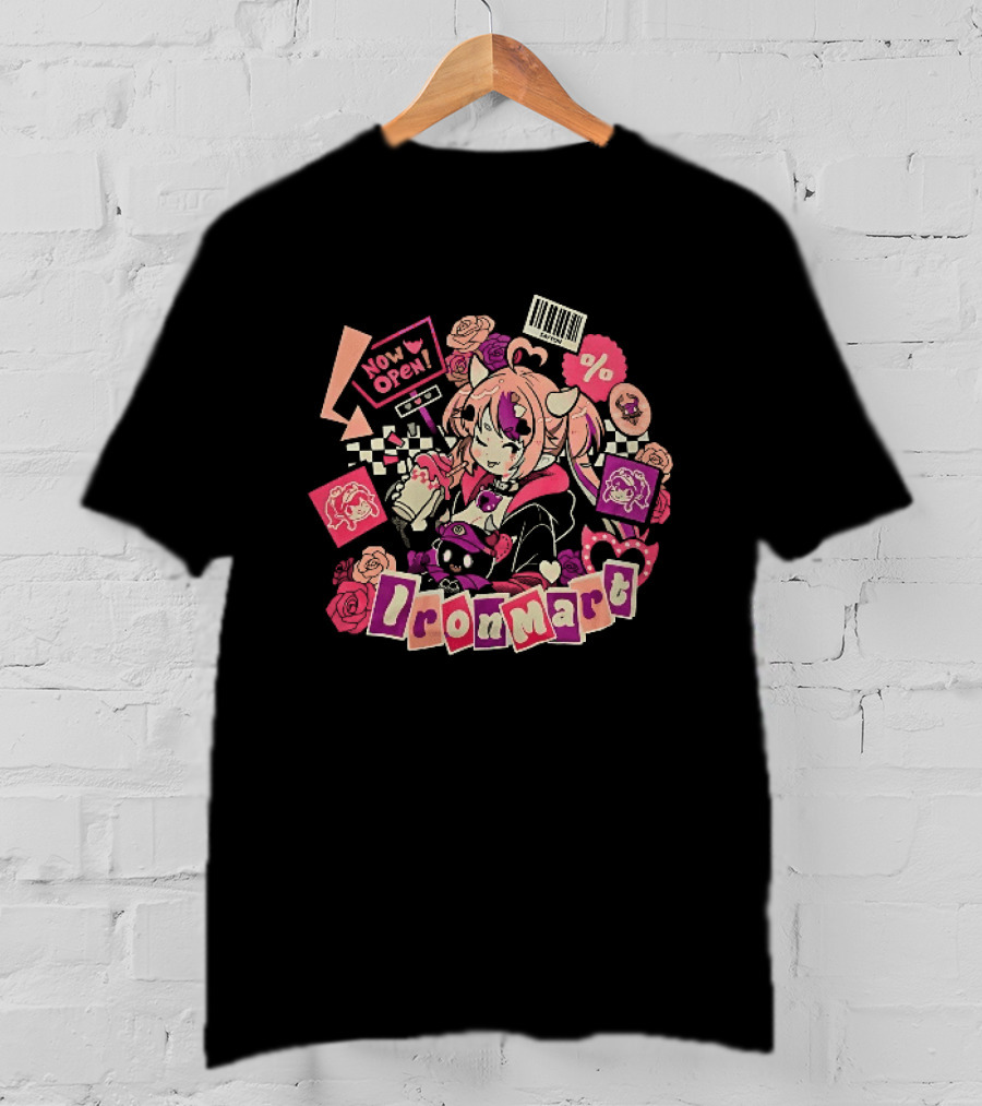 Ironmart Now Open Ironmouse Anime Girl Sale T-Shirt