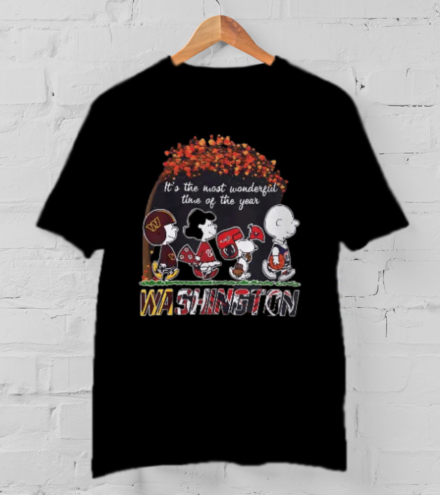 It’s The Most Wonderful Time Of The Year Washington Peanuts T-Shirt