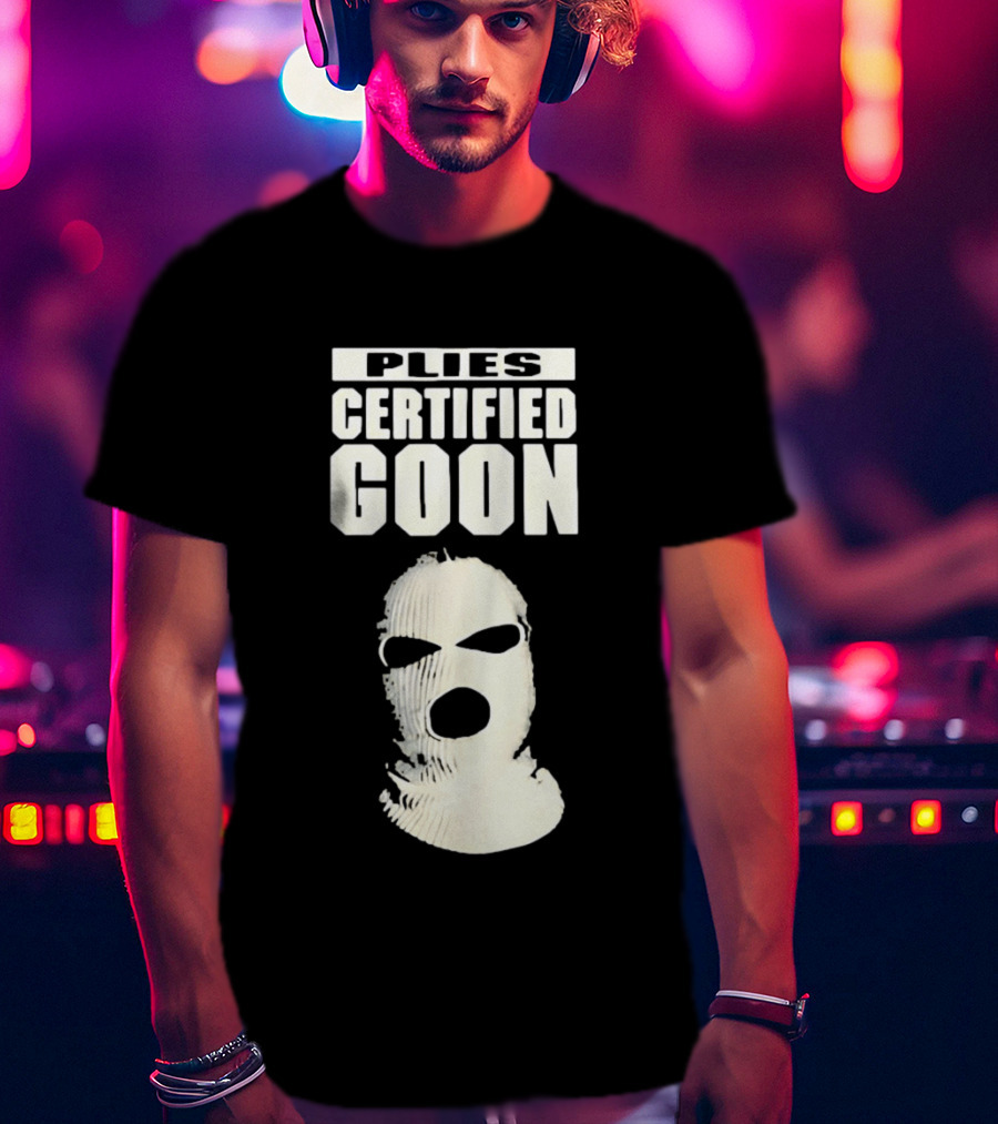 Plies Certified Goon Ski Mask T-Shirt