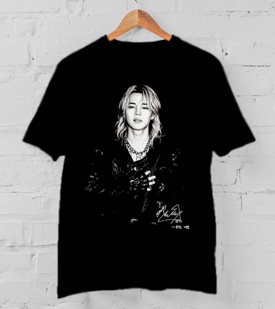 Jimin BTS Idol Signature Autograph T-Shirt