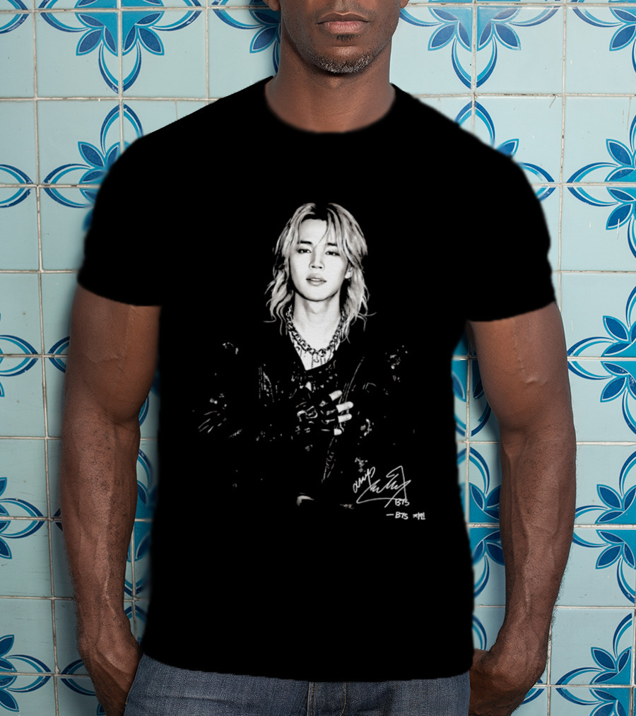 Jimin BTS Idol Signature Autograph T-Shirt