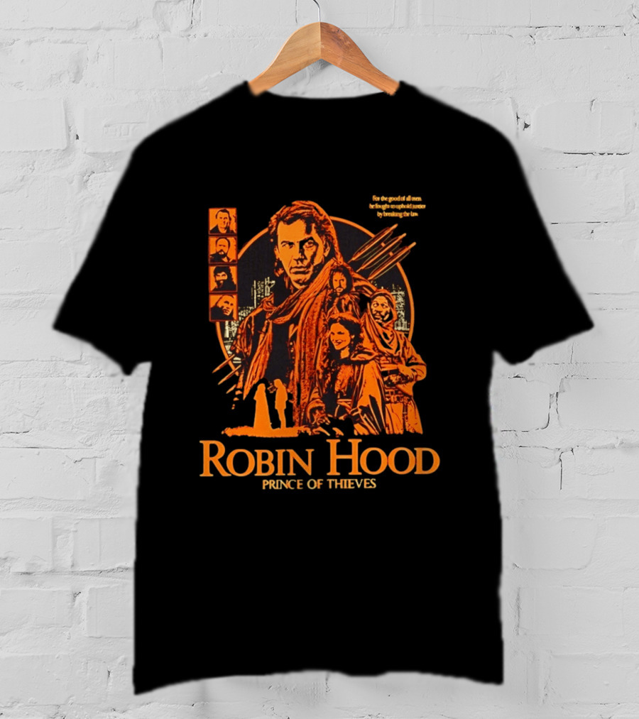 Robin Hood Prince Of Thieves Adventure Team Movie Characters T-Shirt