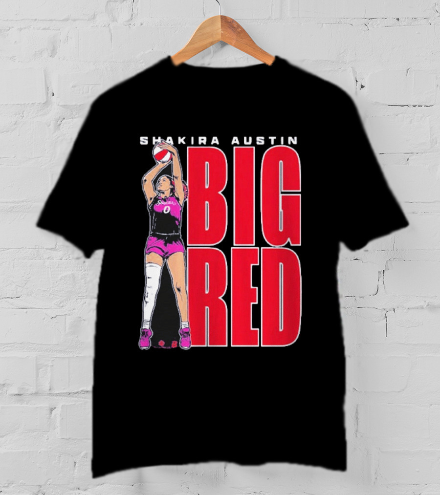 Shakira Austin Big Red Basketball Player T-Shirt