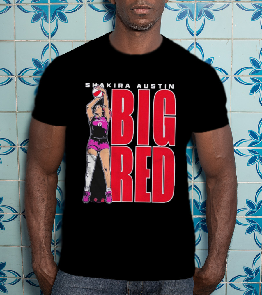 Shakira Austin Big Red Basketball Player T-Shirt