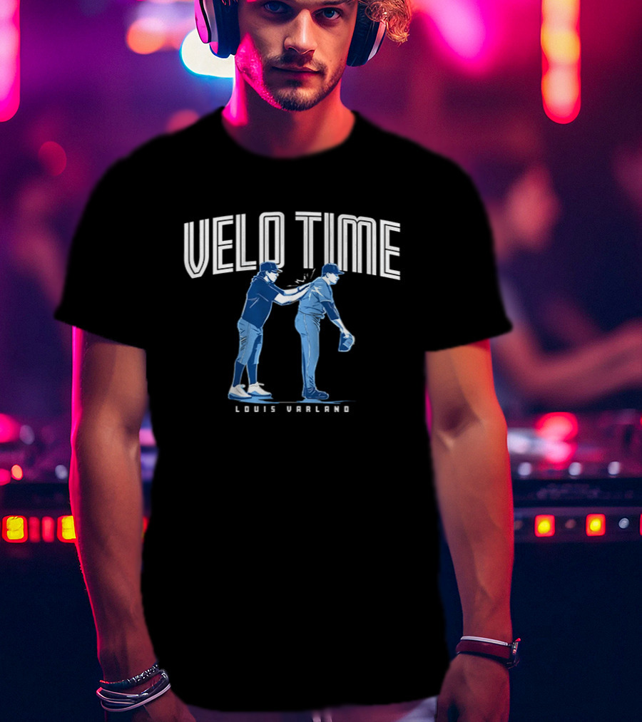 Velo Time Louis Varland Toronto Baseball T-Shirt
