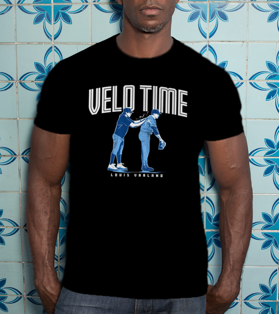 Velo Time Louis Varland Toronto Baseball T-Shirt