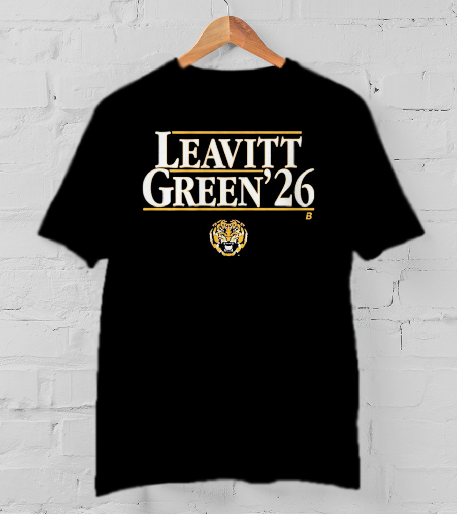 LSU Tiger Football Leavitt Green '26 T-Shirt