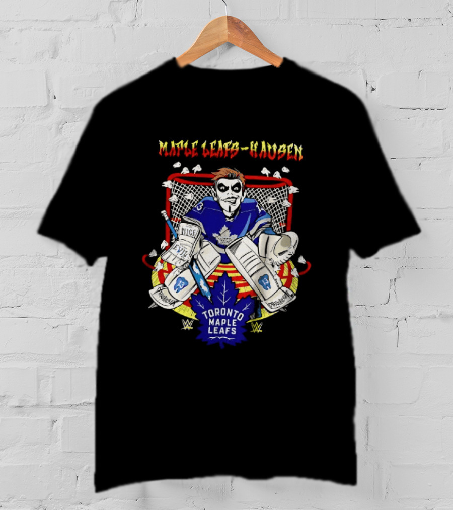 Toronto Maple Leafs Hausen Very Nice Very Evil Hockey Goalie T-Shirt