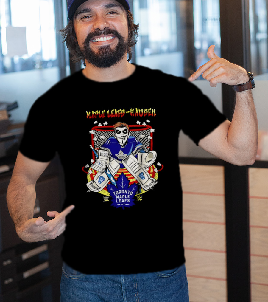 Toronto Maple Leafs Hausen Very Nice Very Evil Hockey Goalie T-Shirt