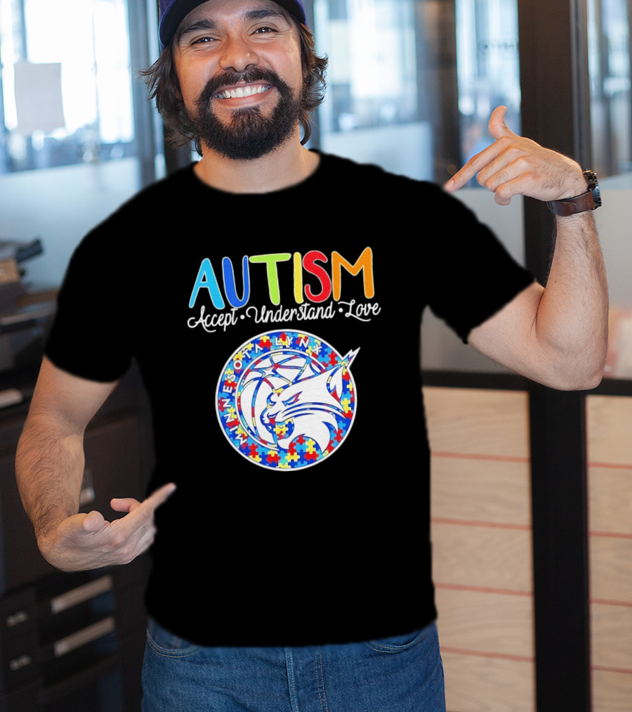 Minnesota Lynx Autism Accept Understand Love 2026 T-Shirt