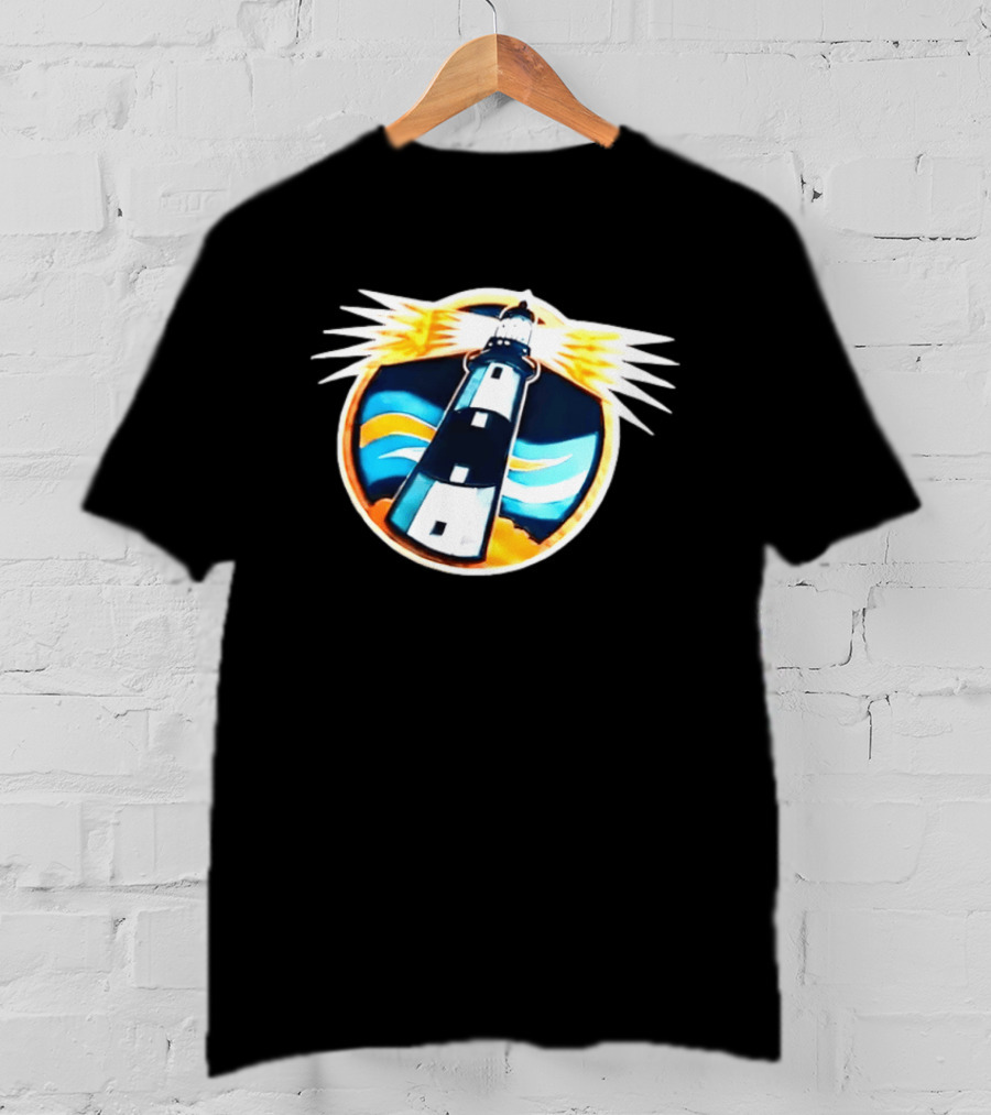New York Islanders Navy Lighthouse буккаịt Sports Realistic Team Concept T-Shirt