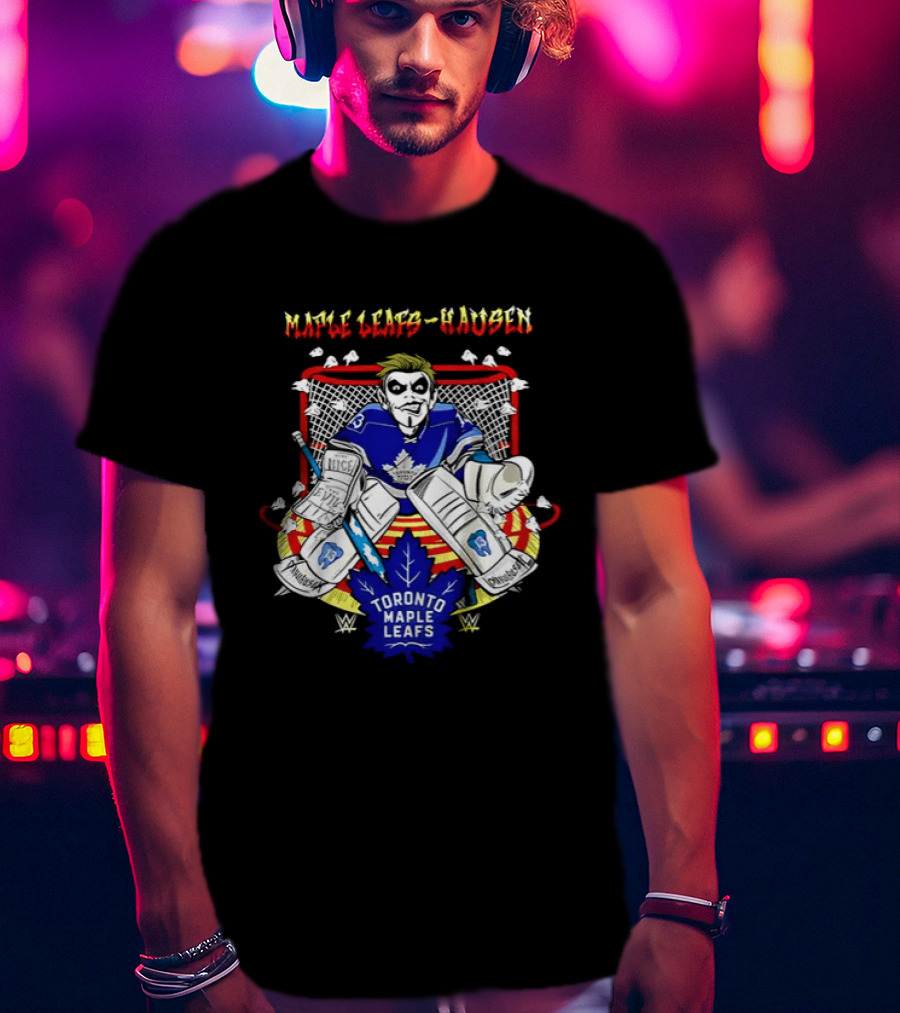 Toronto Maple Leafs Danhausen NHL Hockey WWE T-Shirt