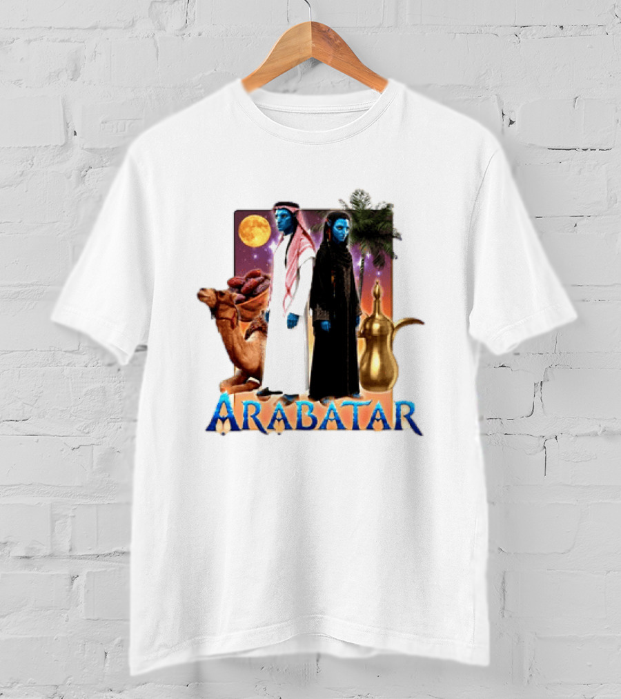ARABATAR Fantasy Characters With Camel Dates Kettle Palm Moon T-Shirt
