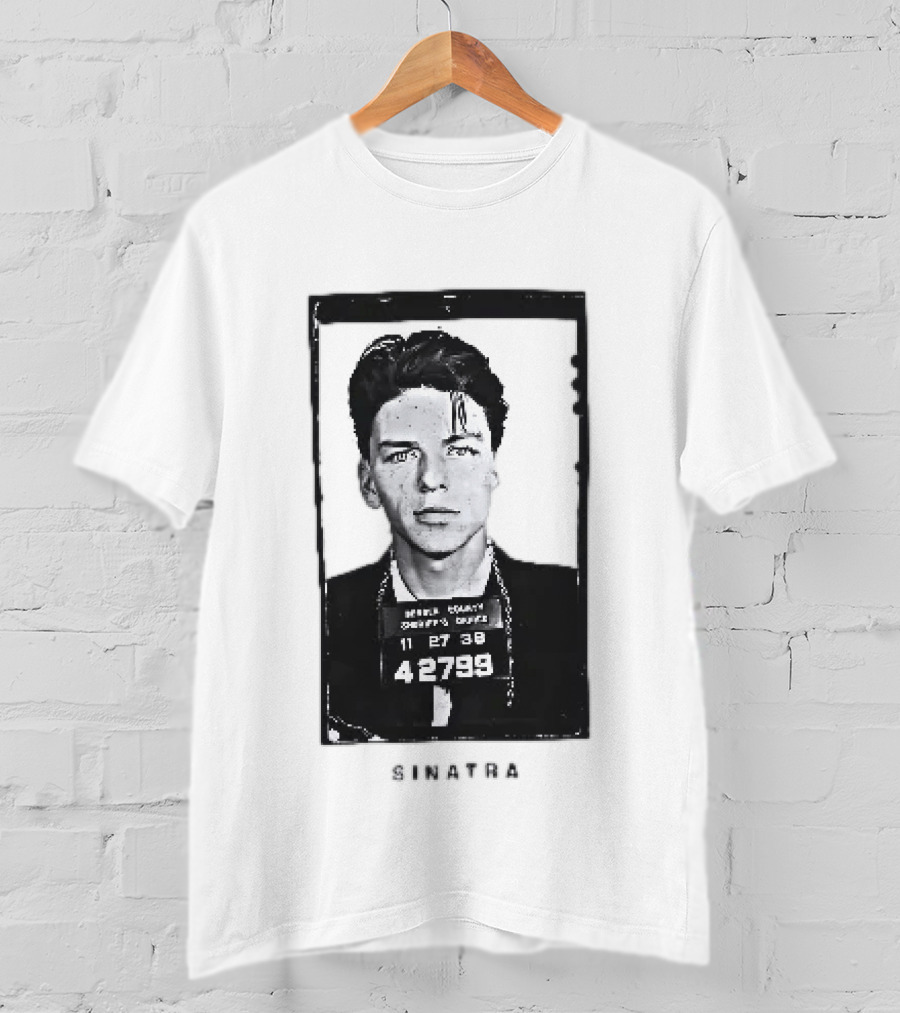 Bergen County Sheriffs Office 11 27 38 42799 Sinatra Shot T-Shirt