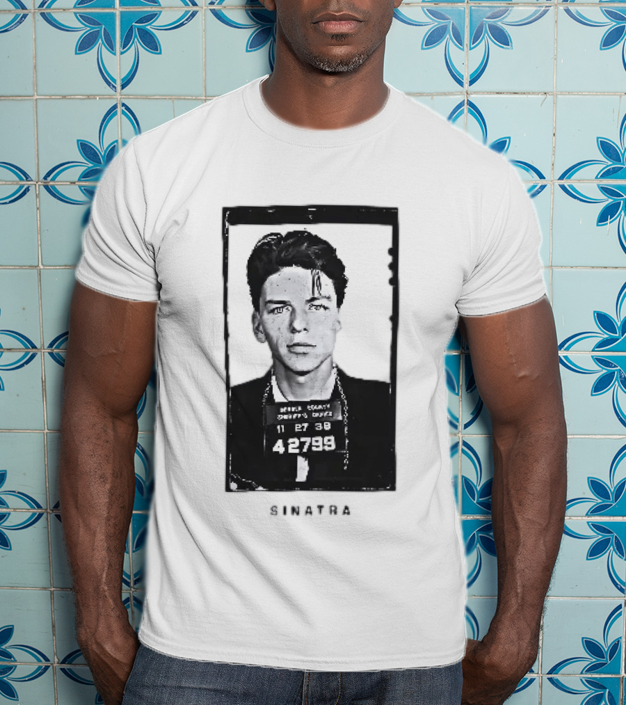 Bergen County Sheriffs Office 11 27 38 42799 Sinatra Shot T-Shirt