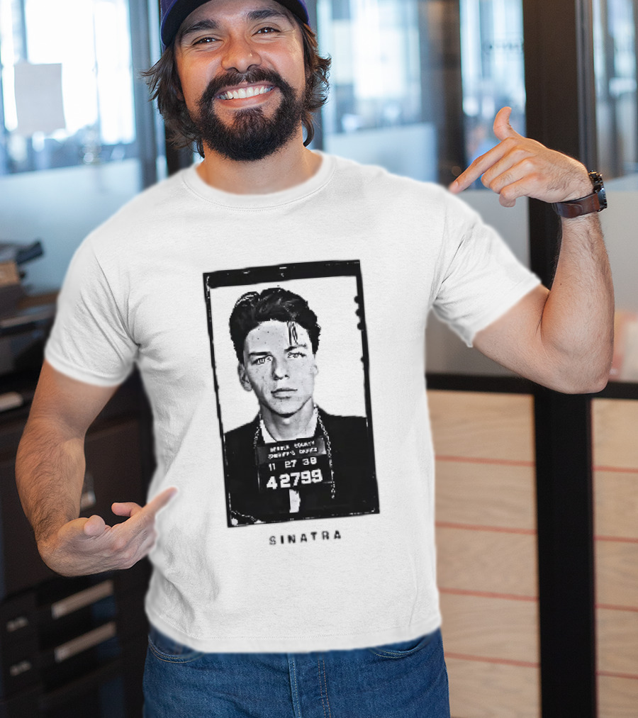 Bergen County Sheriffs Office 11 27 38 42799 Sinatra Shot T-Shirt