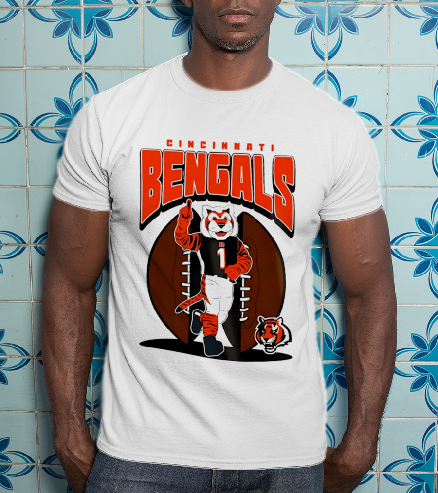 Cincinnati Bengals Tiger Mascot Football Fan Mania 2026 T-Shirt