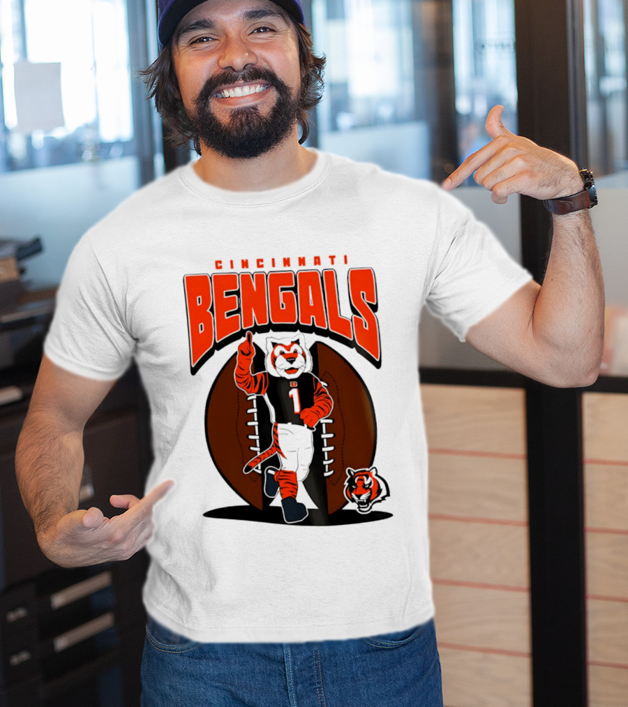 Cincinnati Bengals Tiger Mascot Football Fan Mania 2026 T-Shirt