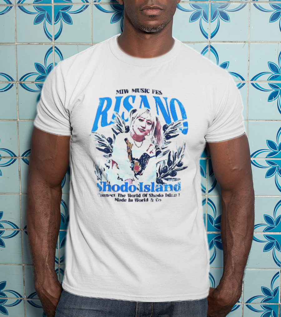 MTW Music Presents Risano Blonde Woman Pigtails Connect Shodo Island Made In World And Co T-Shirt