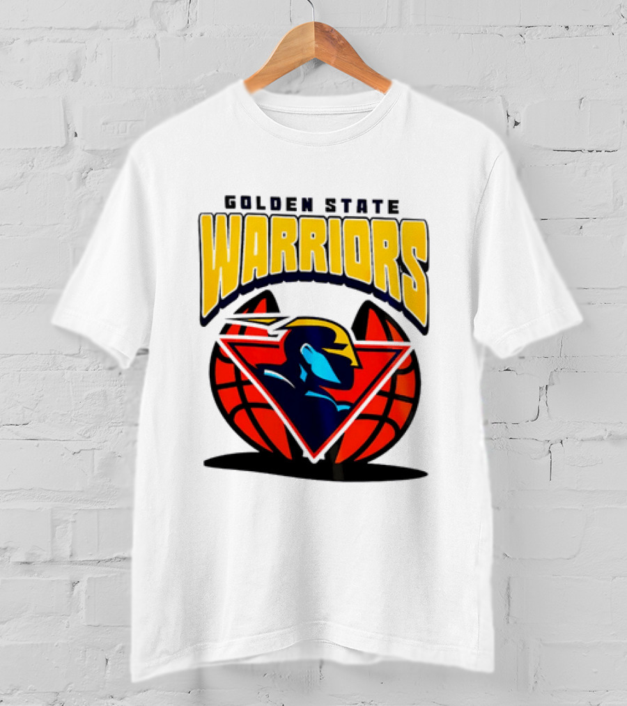 Golden State Warriors NBA 2026 Mania Retro Logo Basketball T-Shirt