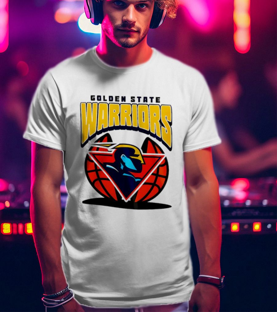 Golden State Warriors NBA 2026 Mania Retro Logo Basketball T-Shirt