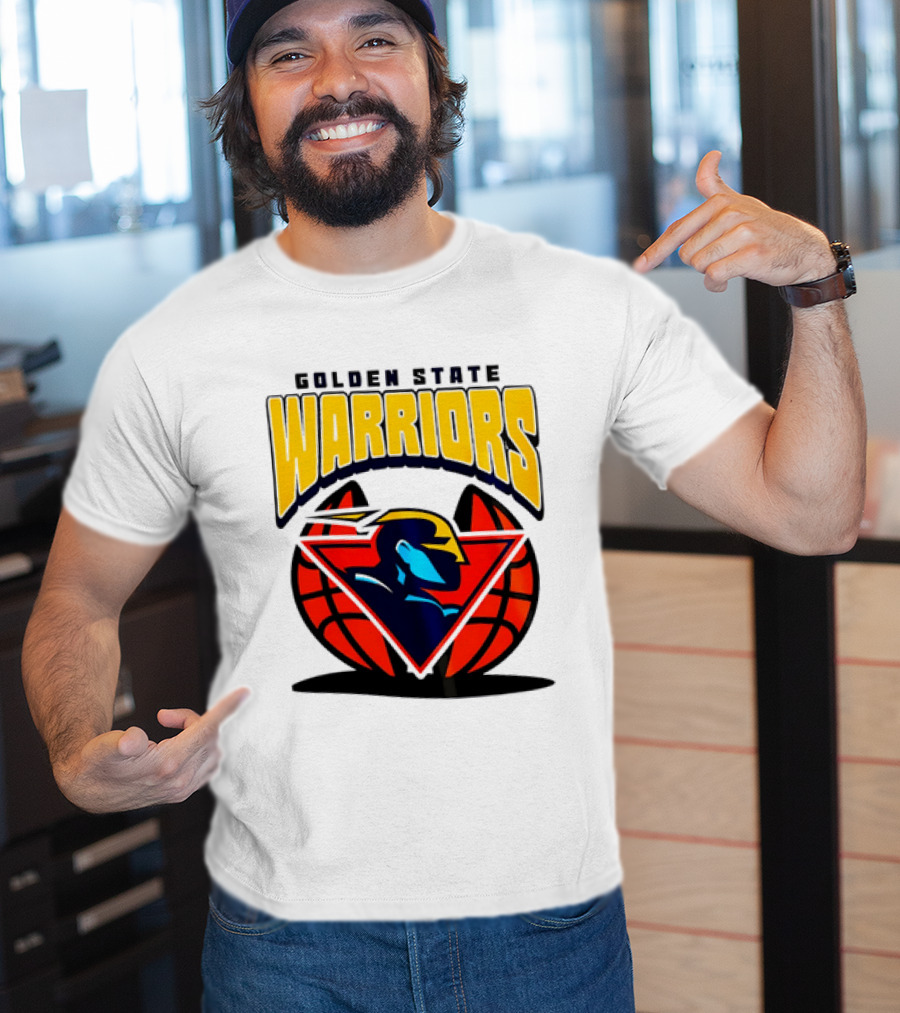 Golden State Warriors NBA 2026 Mania Retro Logo Basketball T-Shirt