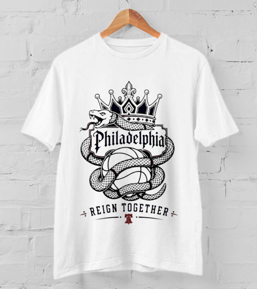 Philadelphia Crown Snake Basketball Reign Together T-Shirt