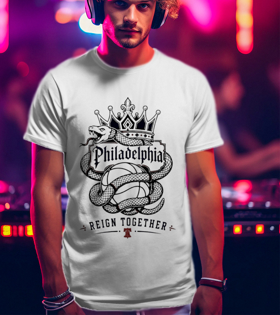 Philadelphia Crown Snake Basketball Reign Together T-Shirt