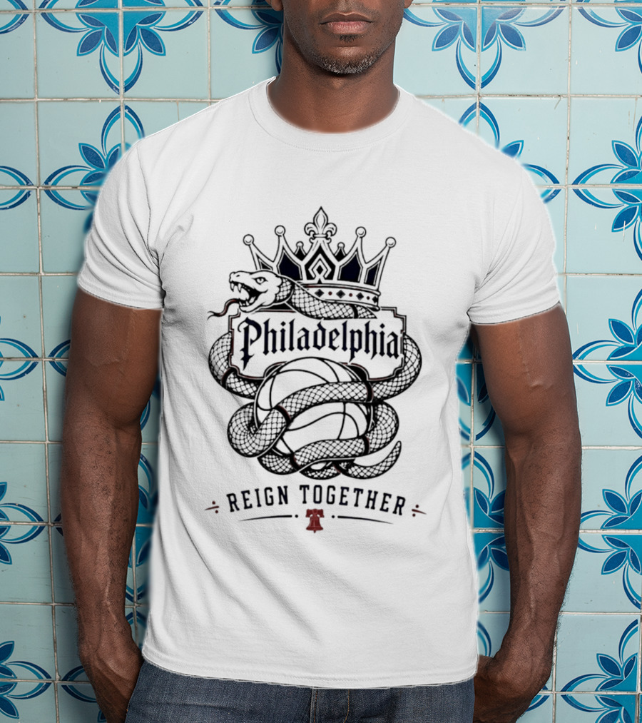 Philadelphia Crown Snake Basketball Reign Together T-Shirt
