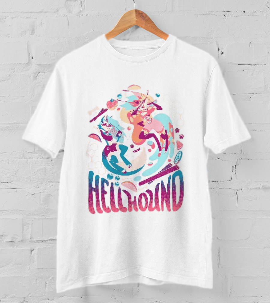 Spindlehorse Hellhound Colorful Dynamic Characters T-Shirt