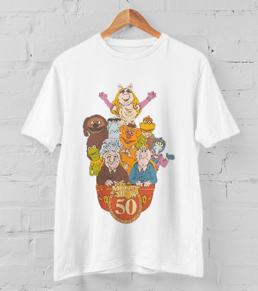 The Muppet Show Anniversary 50 Iconic Characters Celebration T-Shirt