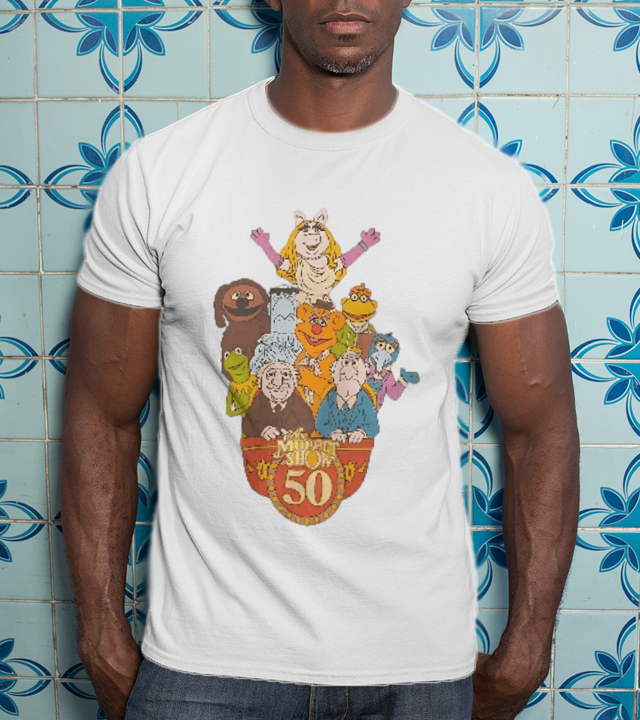 The Muppet Show Anniversary 50 Iconic Characters Celebration T-Shirt