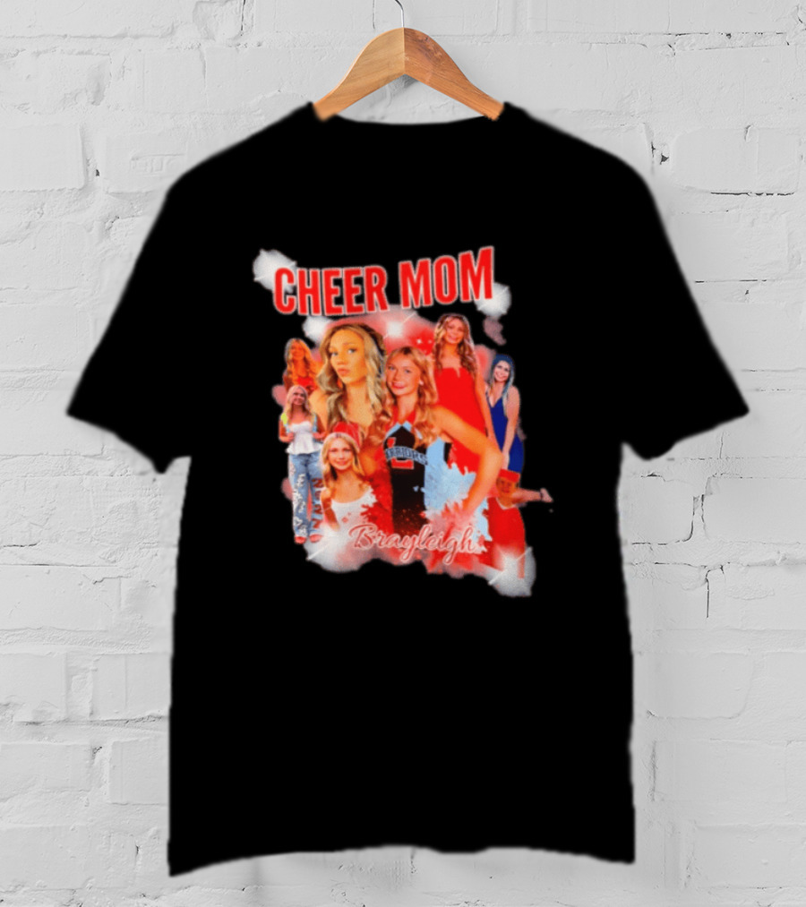 Cheer Mom Brayleigh Warriors Spirit Squad T-Shirt