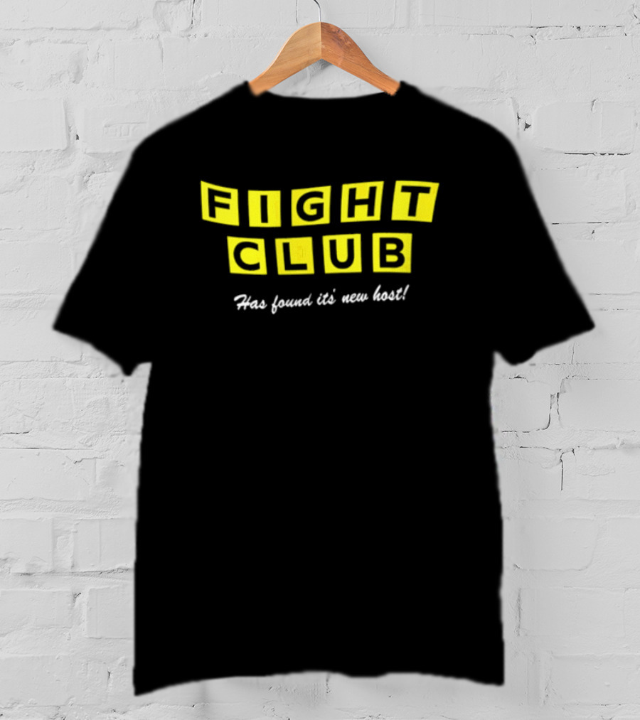 Fight Club Has Found Its New Host Yellow Lettering T-Shirt