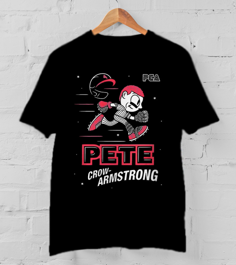 PCA Pete Crow Armstrong Super Speed Video Game Numbers T-Shirt
