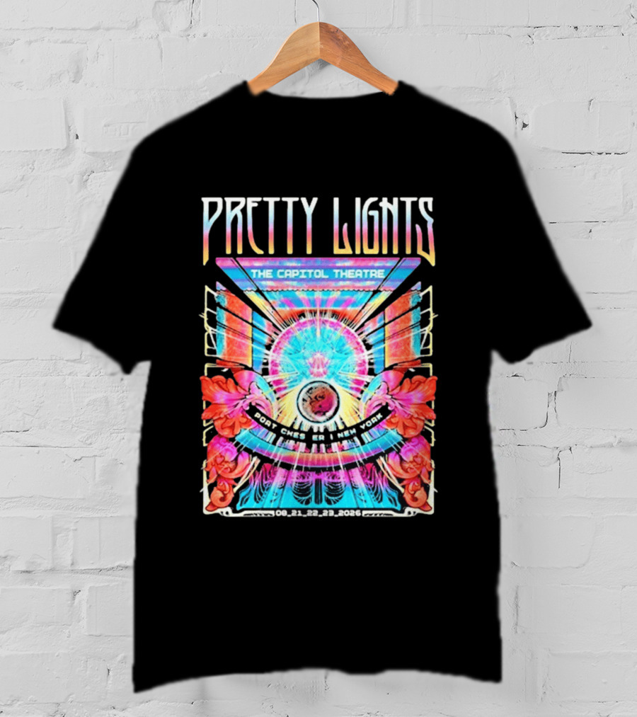 Pretty Lights The Capitol Theatre Port Chester NY August 21 23 2026 T-Shirt