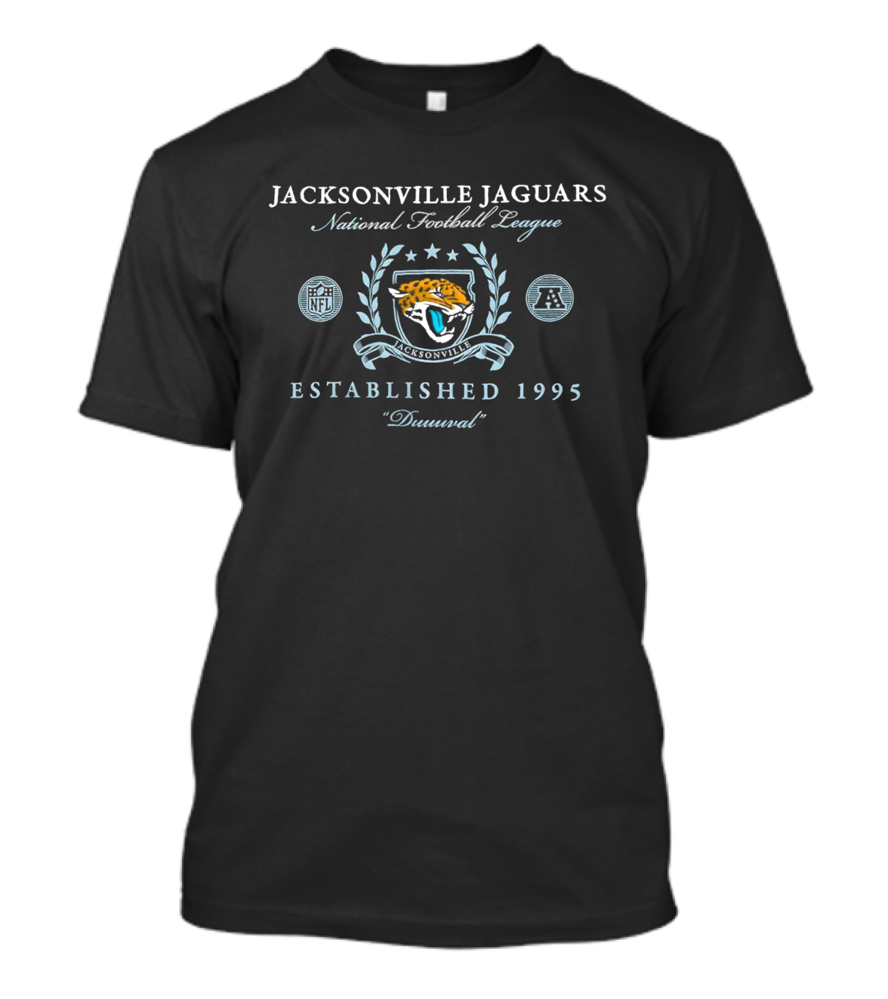 Jacksonville Jaguars National Football League Established 1995 Duuuval NFL T-Shirt