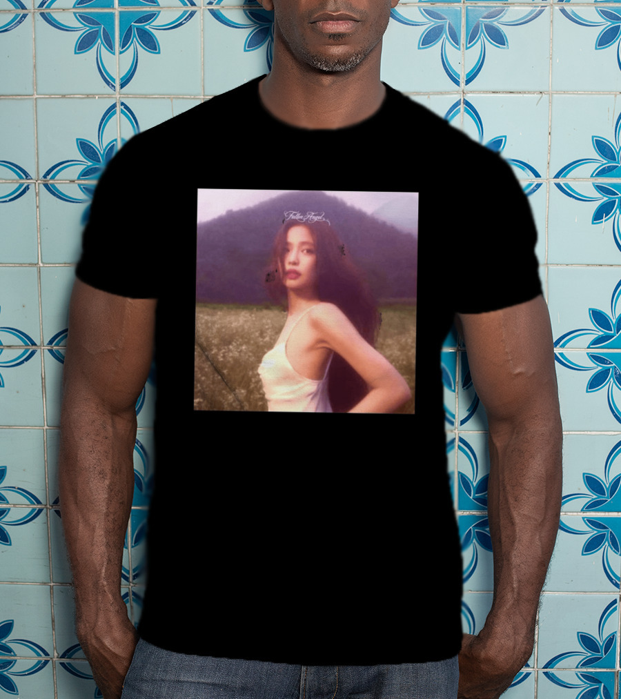 Jennie Fallen Angel EP Cover Photo Mountain Field Scene T-Shirt