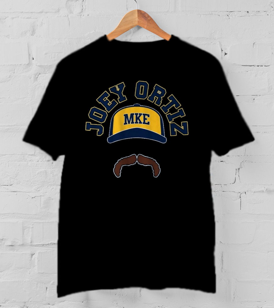 Joey Ortiz MKE Cap Mustache T-Shirt